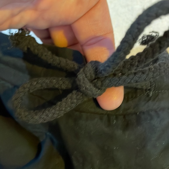 Anthropologie Daily Practice black draw string skirt. - Picture 6 of 8